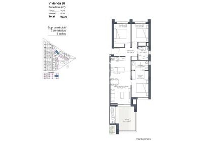 Obra nueva - Piso -
Los Alcazares - Serena Golf