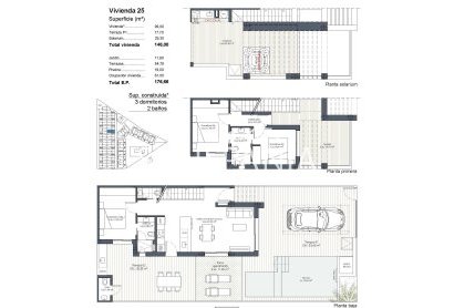 Obra nueva - Quad House -
Los Alcazares - Serena Golf