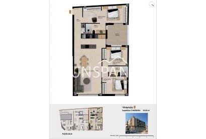 Obra nueva - Piso -
Catral - pueblo