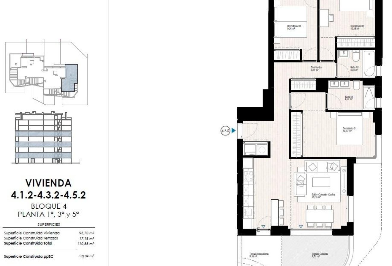 Obra nueva - Piso -
Villajoyosa - Playa del Torres