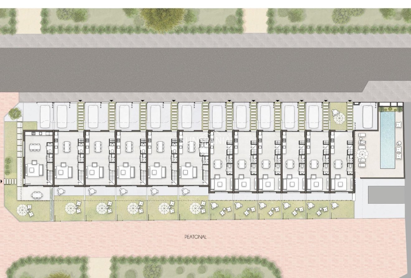 Obra nueva - Adosado -
Pilar de la Horadada - pueblo