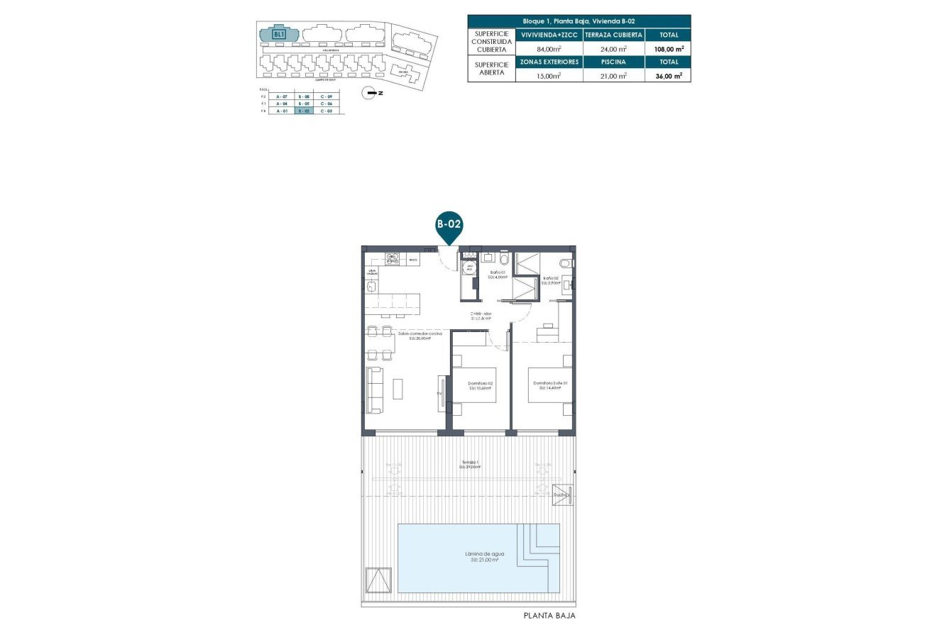 Obra nueva - Piso -
Los Alcazares - Serena Golf