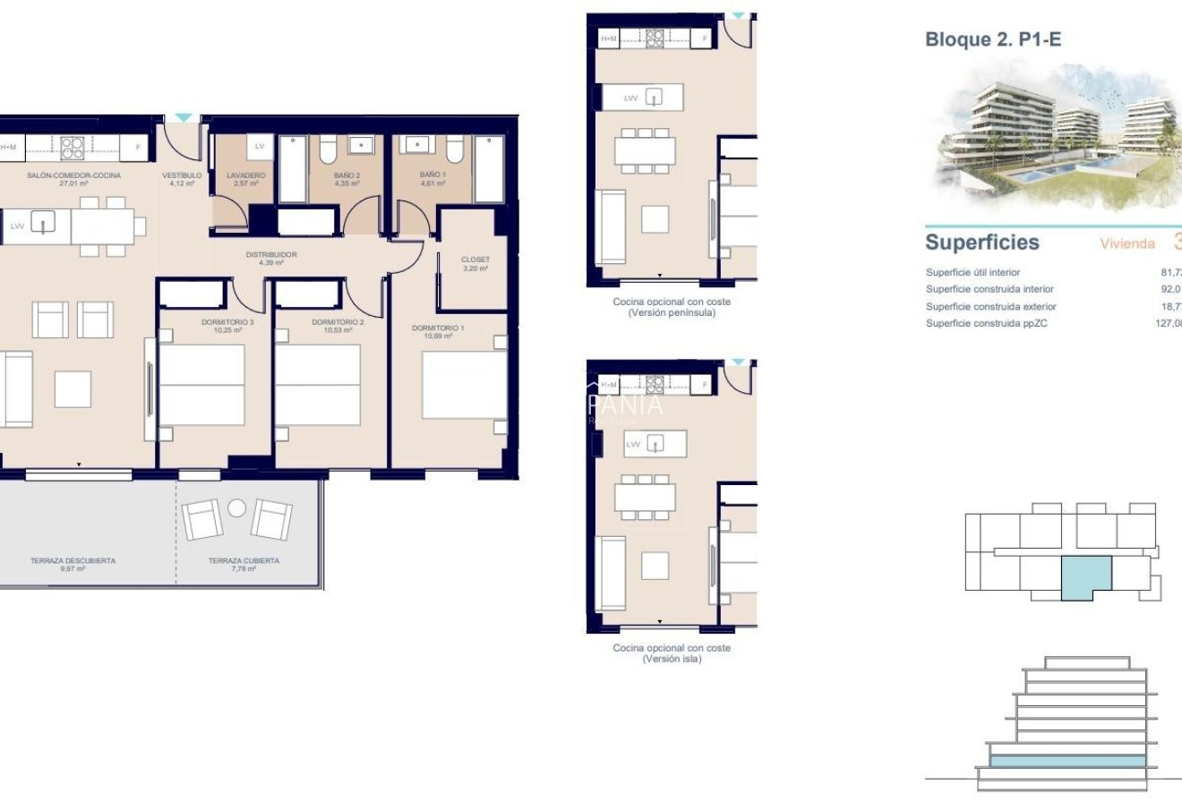 Obra nueva - Piso -
Villajoyosa - Playa del Torres