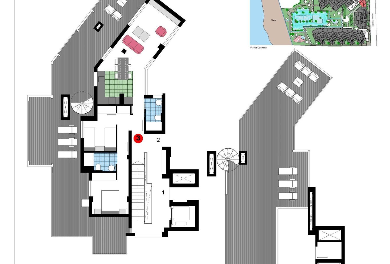 Obra nueva - Ático -
Denia - L´Estanyó (Marinas)