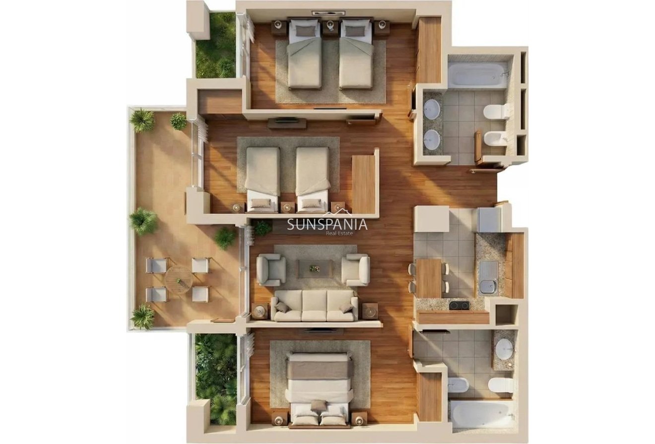 Obra nueva - Ático -
Vera - Puerto del Rey