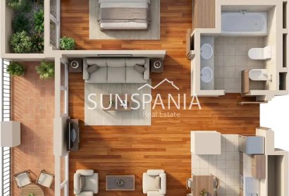 Obra nueva - Piso -
Vera - Puerto del Rey