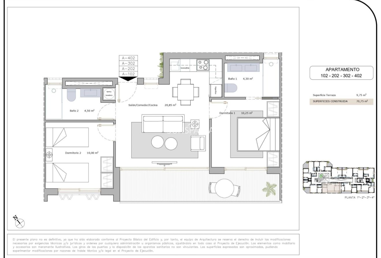 Obra nueva - Piso -
San Pedro del Pinatar - Lo Pagan