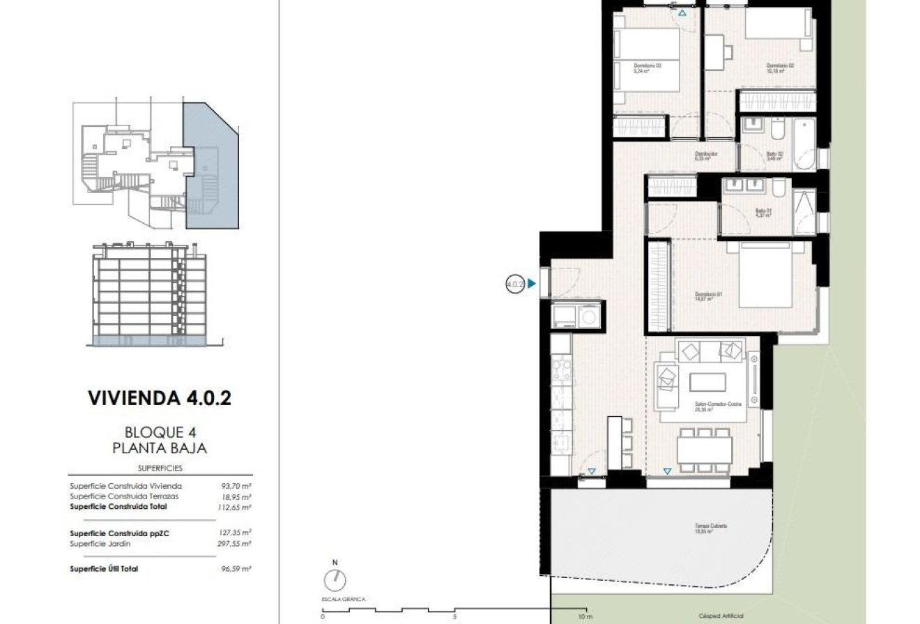 Obra nueva - Piso -
Villajoyosa - Playa del Torres