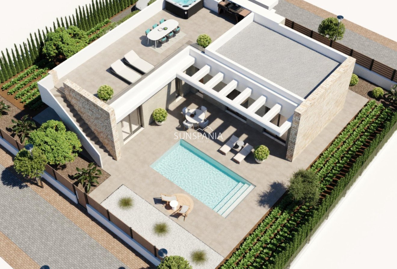Obra nueva - Chalet -
Fuente Álamo - Hacienda del Alamo