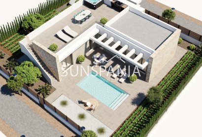 Obra nueva - Chalet -
Fuente Álamo - Hacienda del Alamo