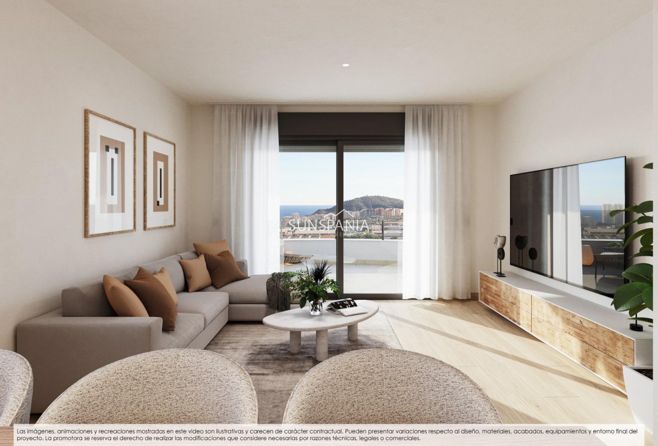 Obra nueva - Piso -
Finestrat - Campana Garden