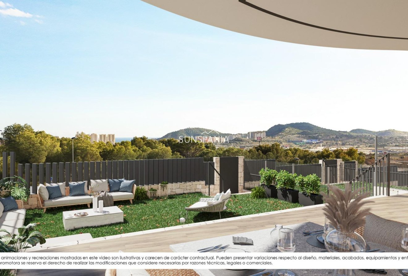 New Build - Apartment -
Finestrat - Campana Garden