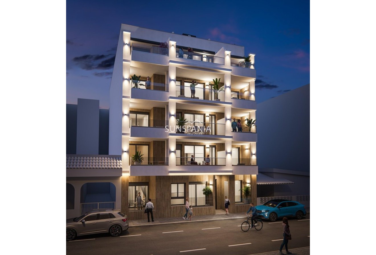 Obra nueva - Piso -
Torrevieja - Playa de El Cura
