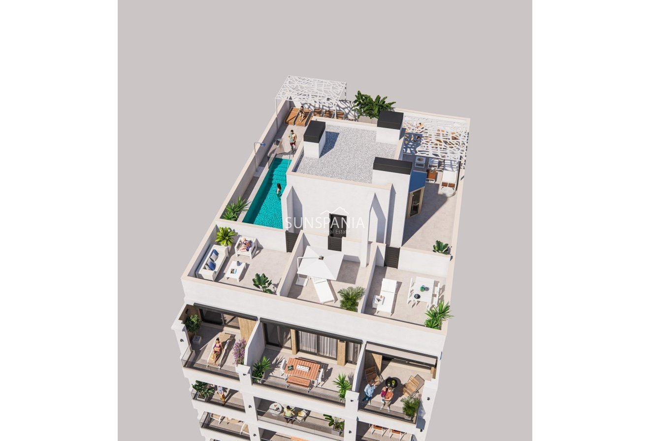 Obra nueva - Ático -
Torrevieja - Playa de El Cura