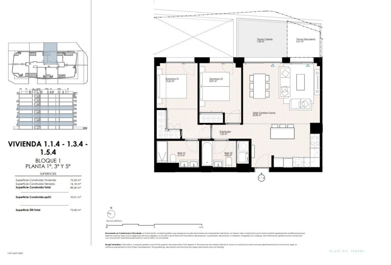 Obra nueva - Piso -
Villajoyosa - Playa del Torres