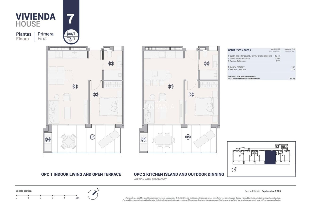 Obra nueva - Piso -
Villajoyosa - Puntes del Moro