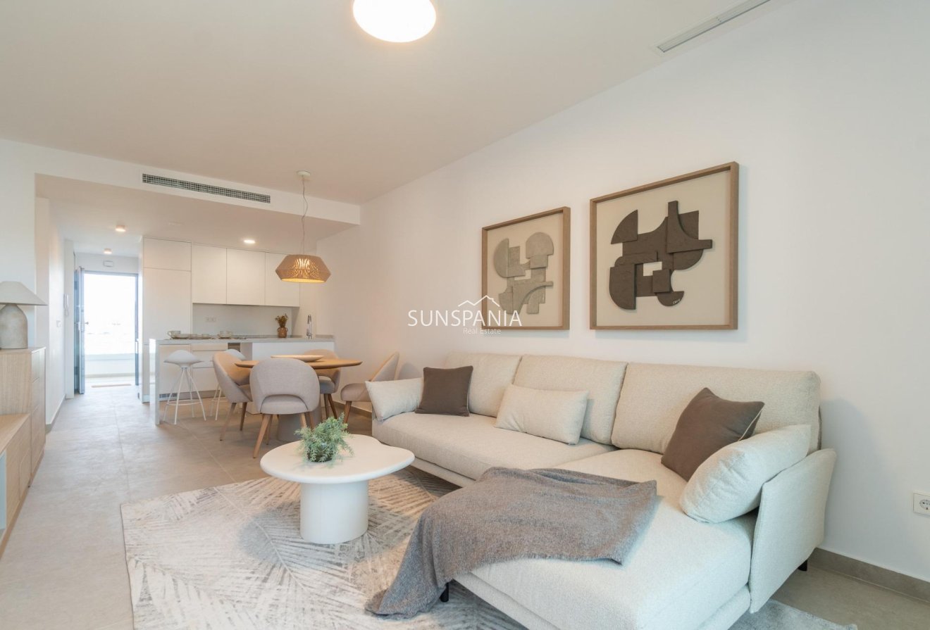 Obra nueva - Piso -
Orihuela Costa - Playa Flamenca