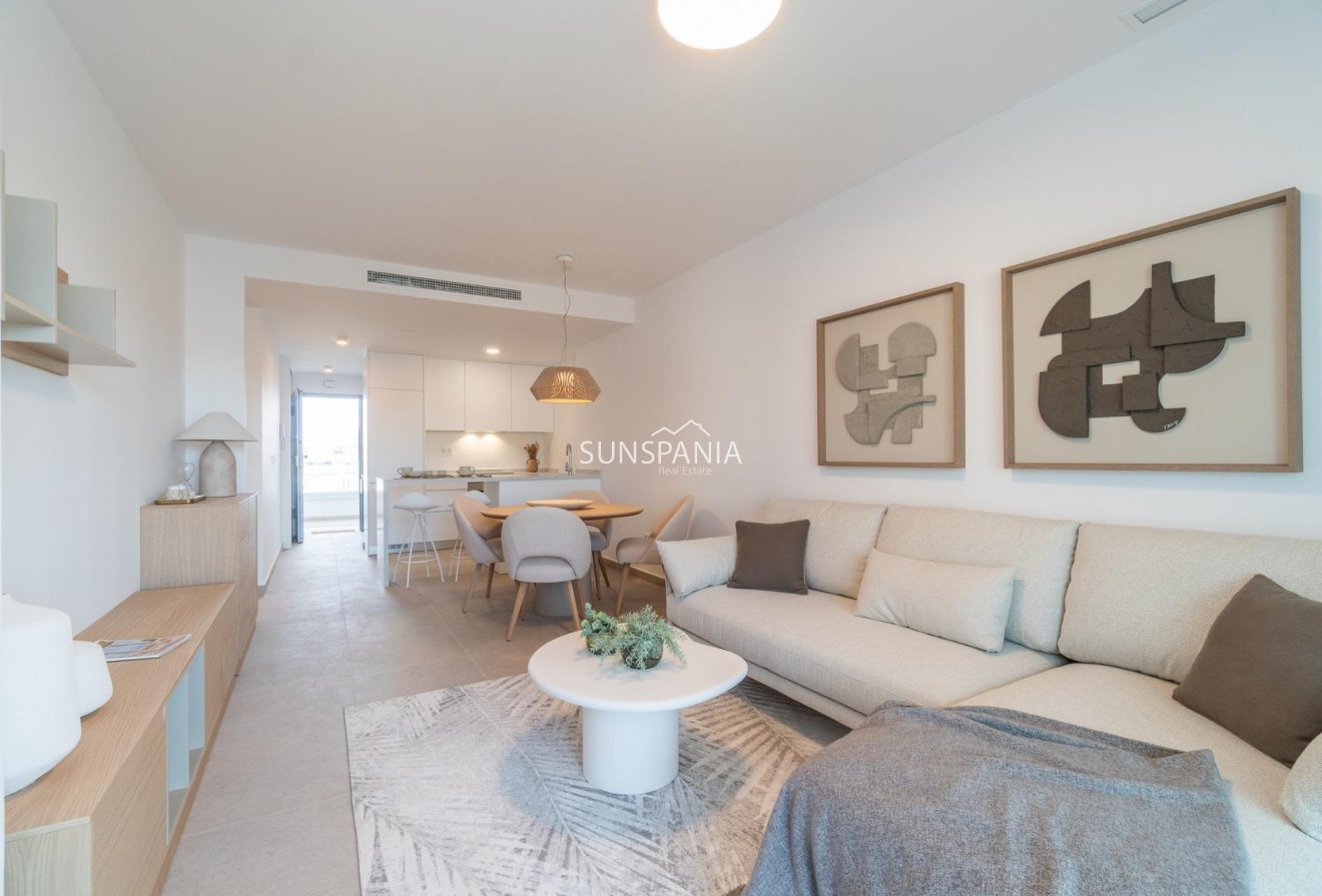 Obra nueva - Piso -
Orihuela Costa - Playa Flamenca