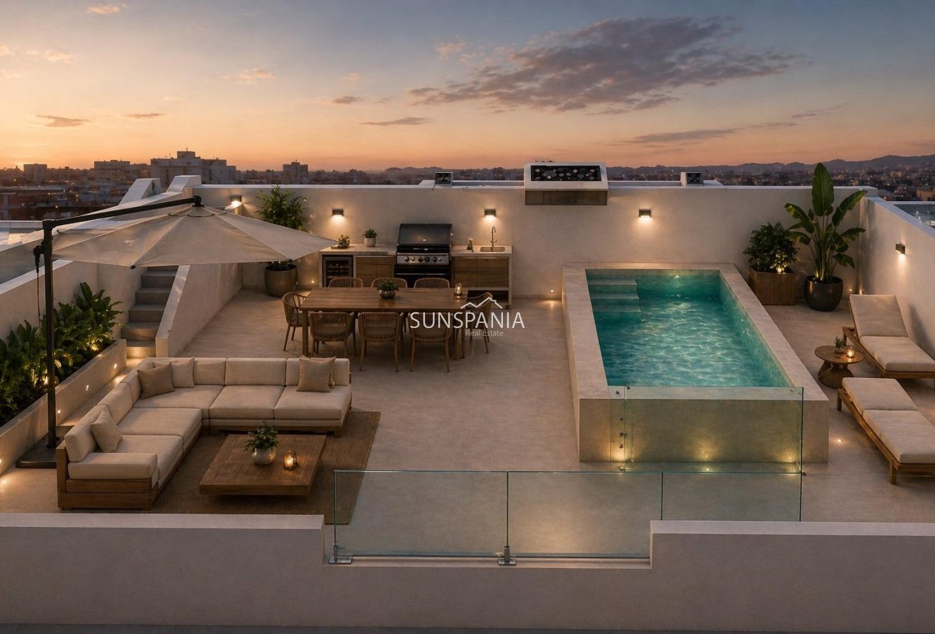 Obra nueva - Ático -
Villajoyosa - Cala de Finestrat