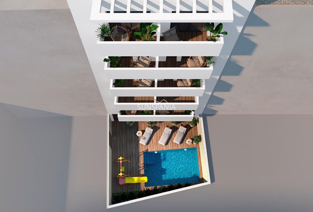 Obra nueva - Piso -
Torrevieja - Playa de El Cura