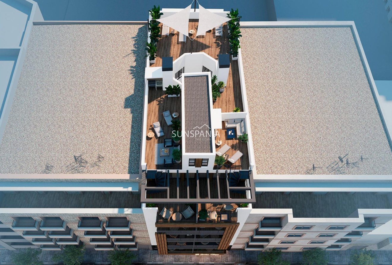 Obra nueva - Piso -
Torrevieja - Playa de El Cura