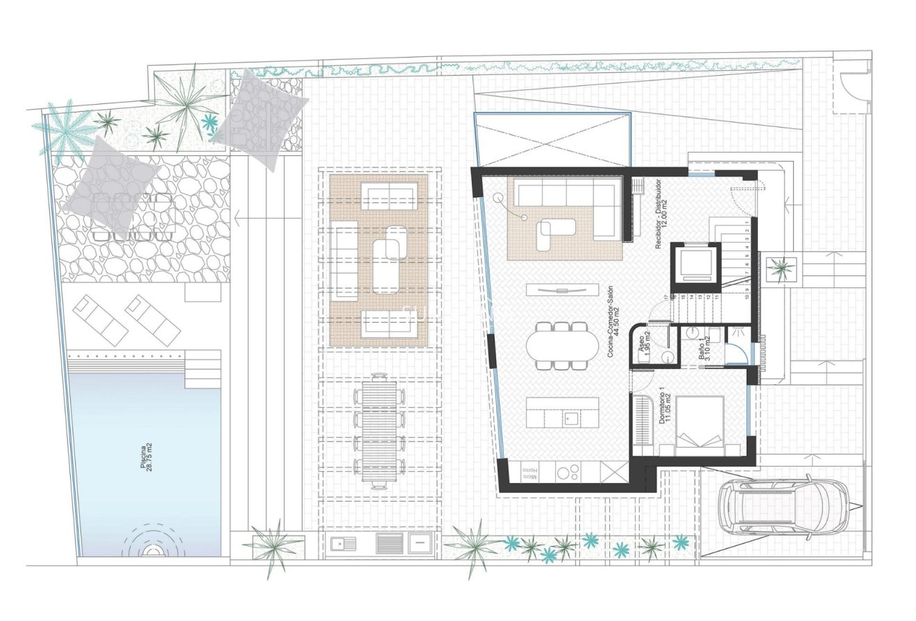 Obra nueva - Chalet -
Cabo de Palos - Cala Flores