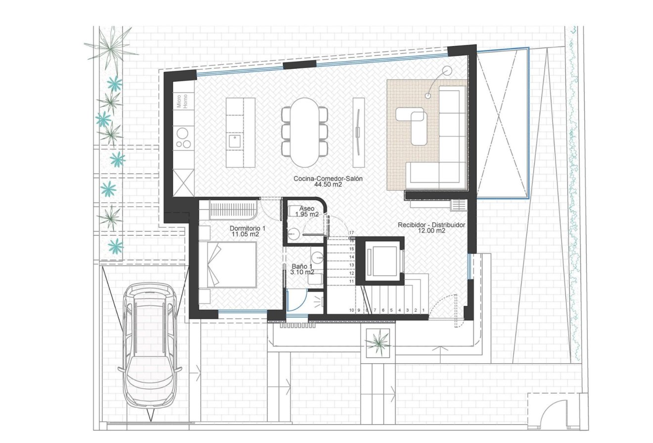Obra nueva - Chalet -
Cabo de Palos - Cala Flores