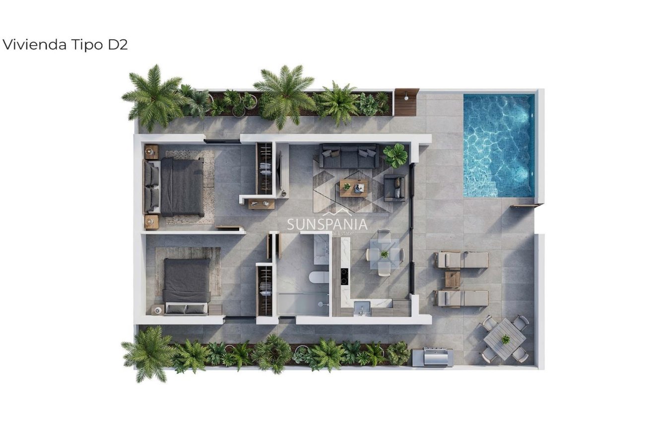 Nouvelle construction - Maison indépendante -
Vera - Vera Playa