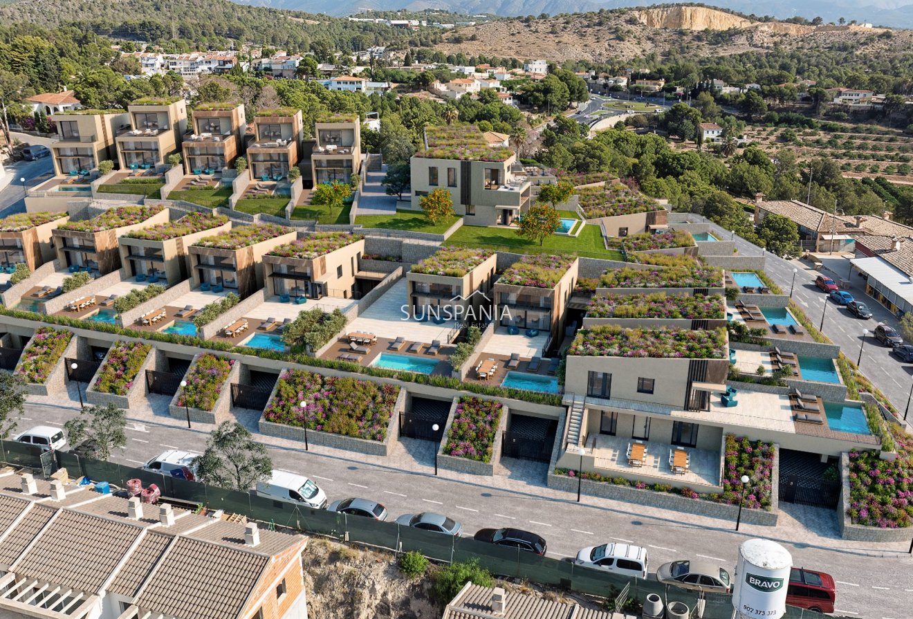 Obra nueva - Chalet -
La Nucía - Urbanizaciones